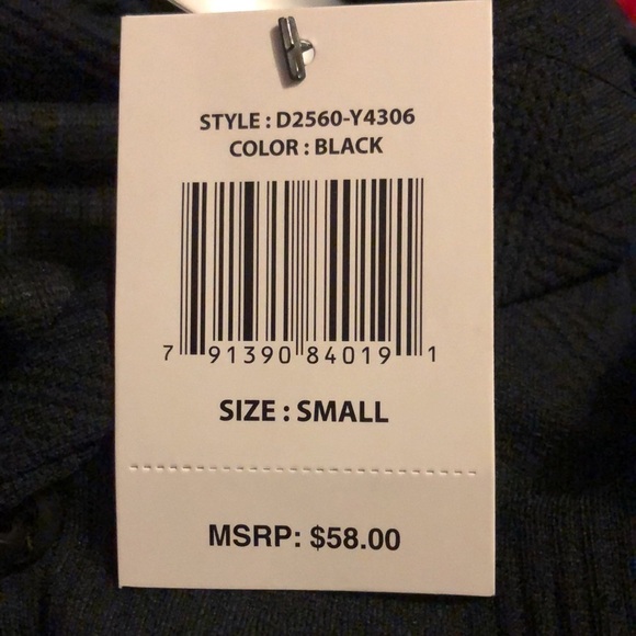 Saints studio Black Men's button down short sleeve shirt size small NWT - Picture 5 of 7